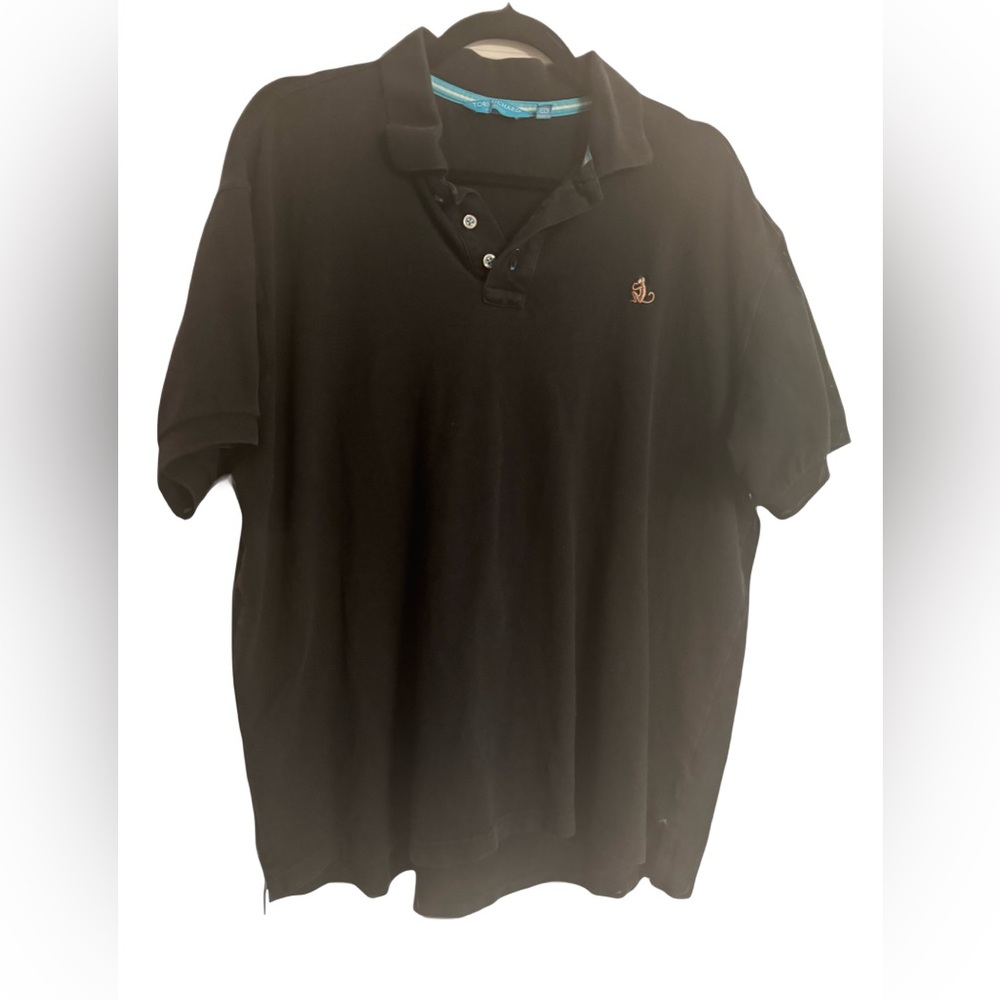 Men's Tori Richard Black Polo Shirt